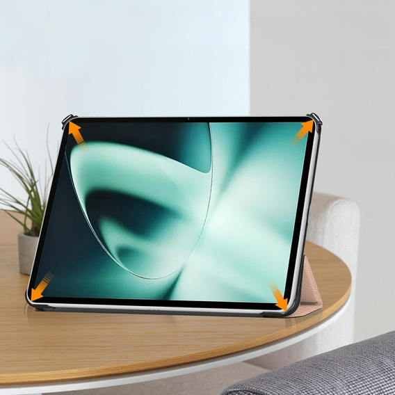 Калъф за OnePlus Pad, Smartcase, розов rose gold