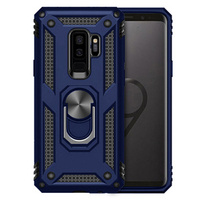 брониран калъф за Samsung Galaxy S9+ Plus, Nox Case Ring, син