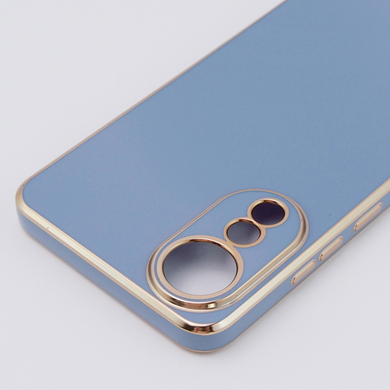 Калъф за Oppo A78 4G, Glamour CamShield, син