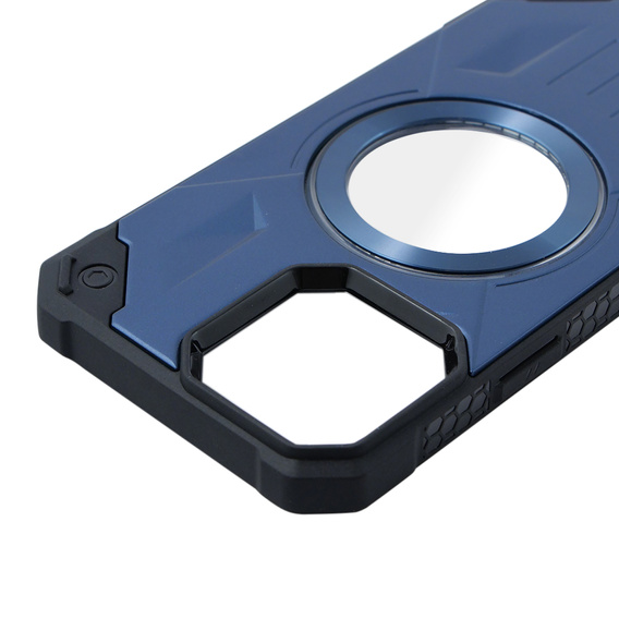 Калъф за iPhone 14 Pro, Heavy Duty, за MagSafe, тъмносин