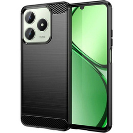 Калъфът за Realme C61, Carbon, черен