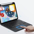 Калъф + клавиатура iPad Pro 12.9 2021 / 2020, Dux Ducis Magnetic Keyboard, черен