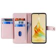 Калъф с капак за Oppo A38 / A18 4G, Wallet Zipper Pocket, розов