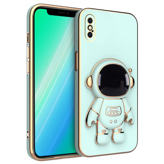 Калъфи за iPhone X / XS, Astronaut, ментов