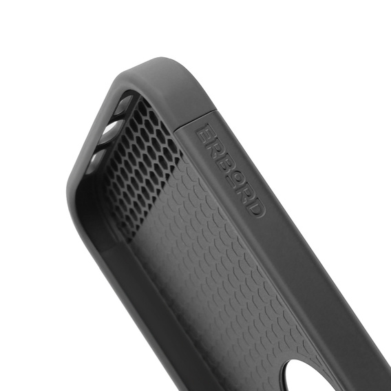 Калъфи за iPhone 15 Pro Max, ERBORD MagProtect Slide Camera, черен