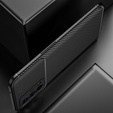 Калъфи за Realme GT Master Edition, Carbon Gel, черен