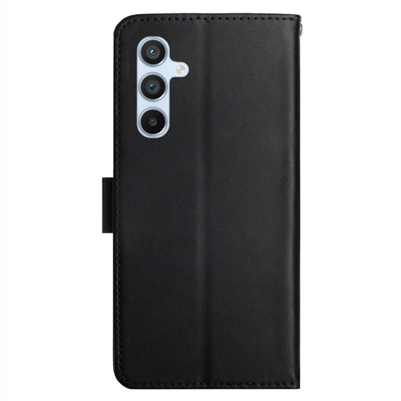 Калъф с капак за Samsung Galaxy A35 5G, Split Leather Wallet, черен